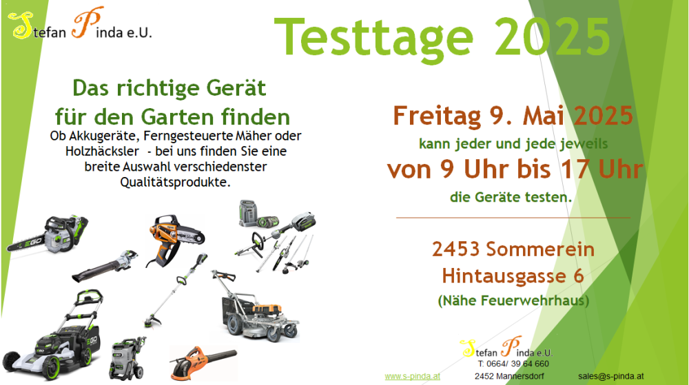 nächster Testtag 